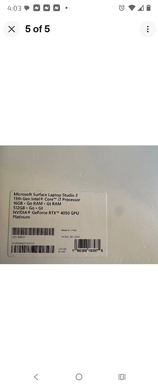 Microsoft Studio 2 For Sale 900 Will Take Offers