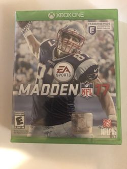 Madden Xbox One NFL Game!