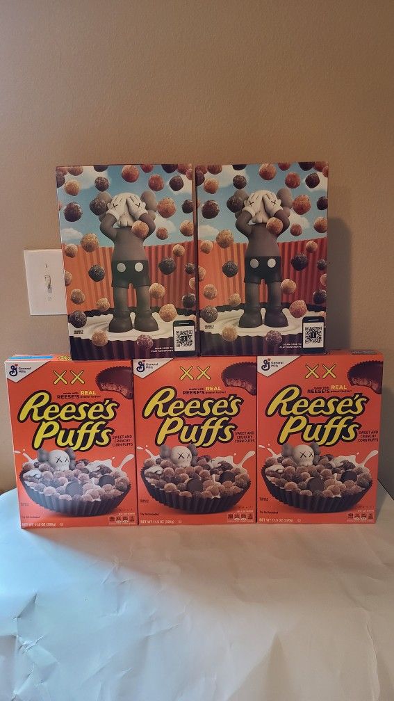 Kaws Reeces Puffs Set of 5