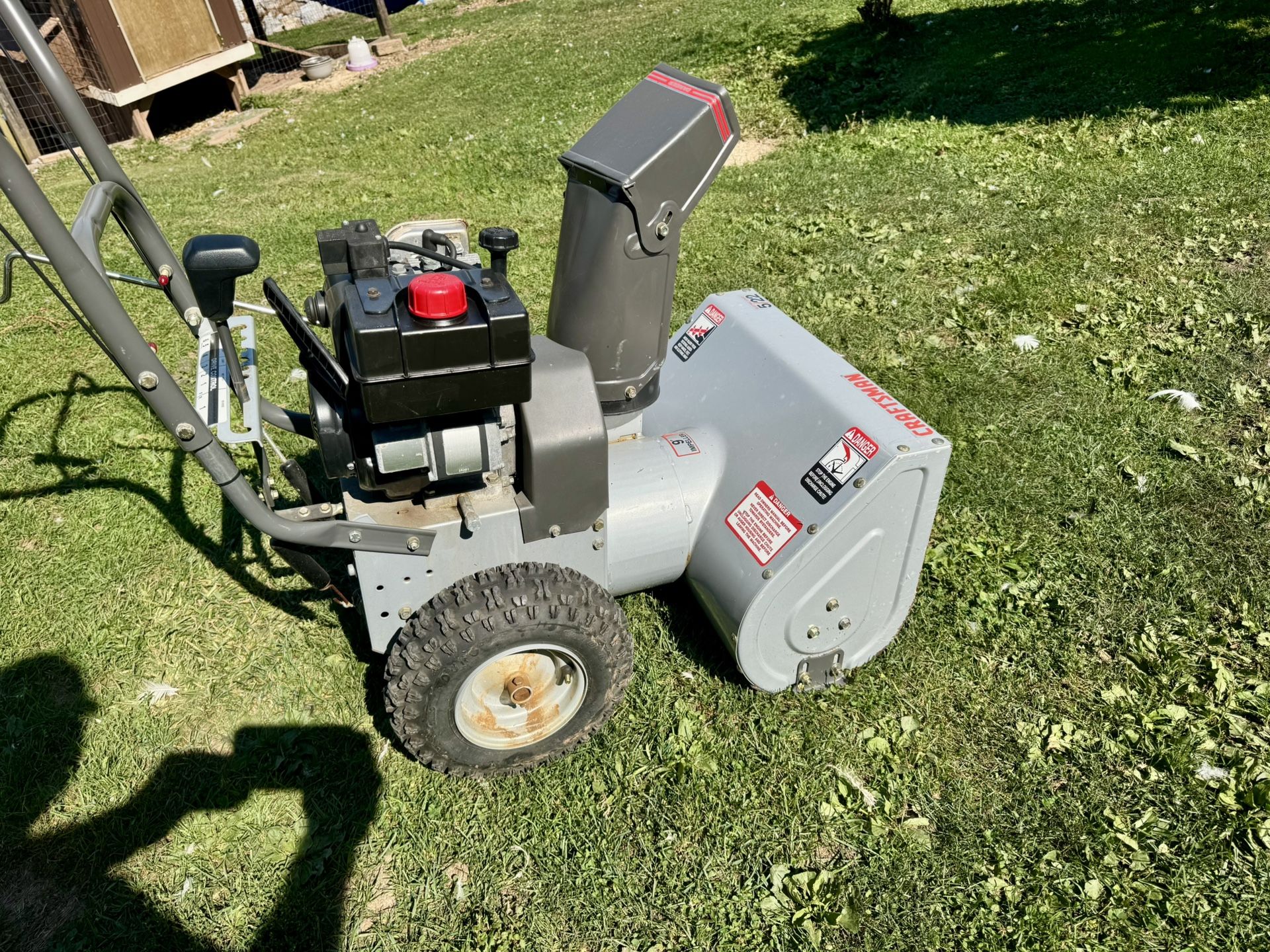 Craftsman 5/22 Snowblower 5hp w/ 22” Clearing Path. 6 Speed. Nice. Must Pick Up