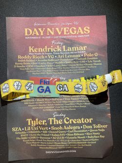 DAY N VEGAS FESTIVAL! Friday Only! Single Day pass!
