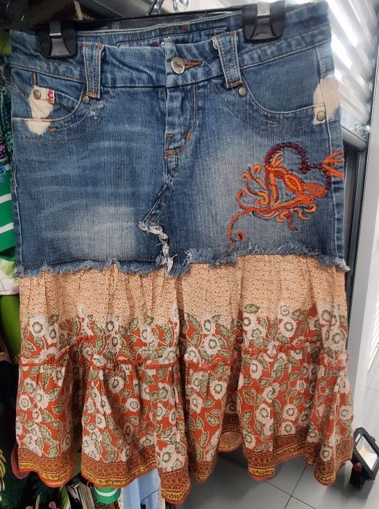 Candies Vintage Jeans Skirt - 3