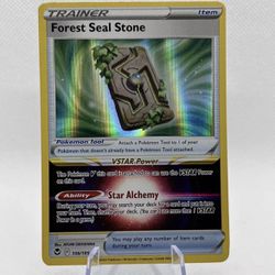 Forest Seal Stone 156/195 Holo - Pokemon Silver Tempest - NM/M