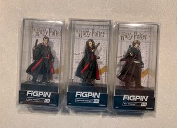 Harry Potter FiGPiN Exclusive Set *MINT LOCKED* LE2000 Ron Weasley Hermione Granger Pins 534 535 536 Pin