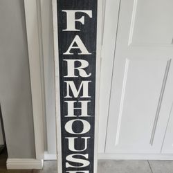 Rustic Farm House Sign With Hook