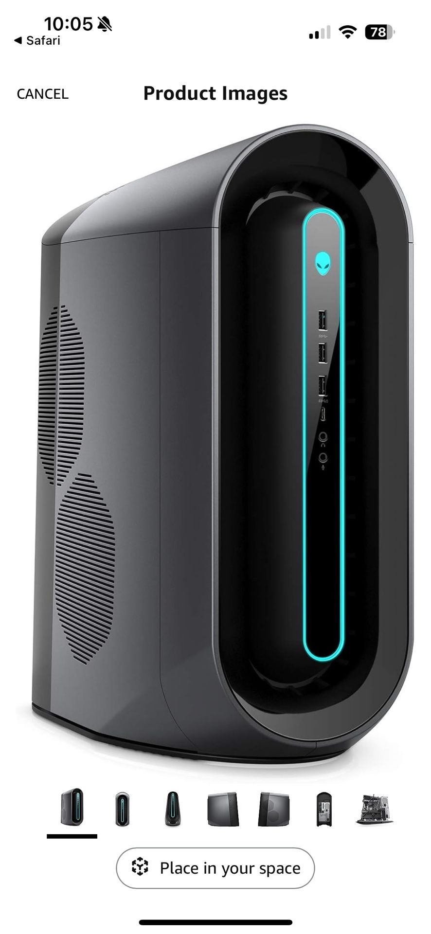 Alienware R11 Gaming PC RTX3060Ti i7-10700 Like New Condition