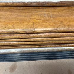 White Oak Stair Treads Reclaimed