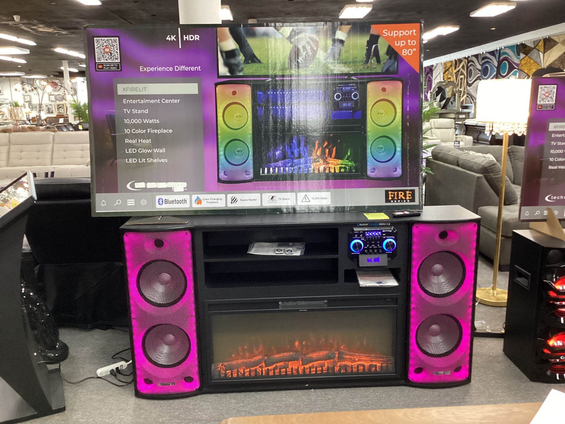 Living Room Smart Tv Stand With Speaker Integrated $1,899