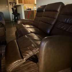 leather recliner couch