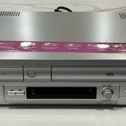SONY SLV-D500P VCR SILVER VIDEO CASSETTE RECORDER NOT WORKING PROPERLY NEEDS REPAIR