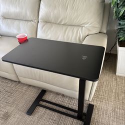 Portable desk office home bed side end table brand new black apartment student work adjust