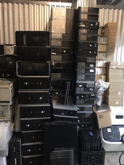 Hp, dell laptops and desktops on sale