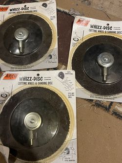 ARCO WHIZZ-DISC Drill Cutting Disc. Cuts Anything .