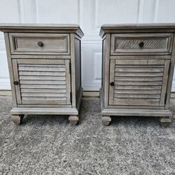 Magnussen Home 2 Grey End Tables