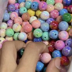 16mm Big Uv Effect Pretty Bead -35pcs