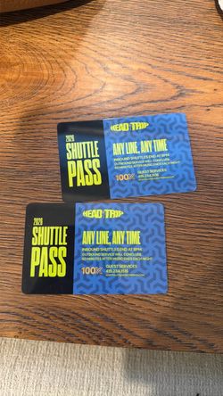 Head Trip shuttle pass
