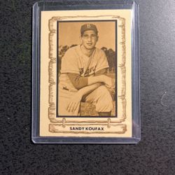 Sandy Koufax 1980 Baseball Legends Card