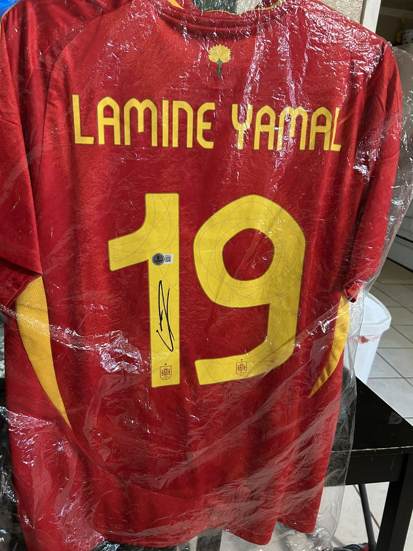 Lamine Yamal Signed Spain Jersey
