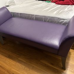 Leather Stool 