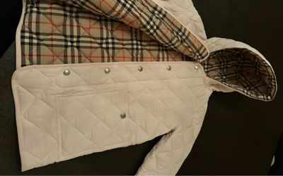 Burberry kids jacket light pink