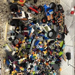 Huge Lego Lot Finished Vehicles Etc 