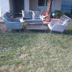 High Quality Used As A Display Model Extra Thick Cushions Sunbrella Quality Costco Quality Patio Furniture 🚛🚚✈️