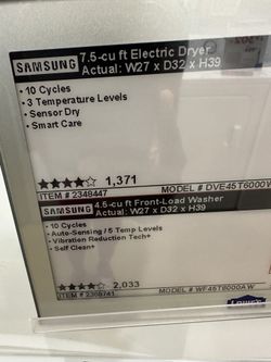 Washer And Dryer Stackable Or Side By Side