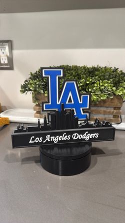 LA dodgers skyline sign