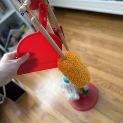 Melissa & Doug Dust! Sweep! Mop! 6-Pc Wood Pretend Play Preschool Cleaning Set - FSC Certified