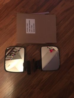 New golf kart mirrors !!