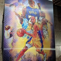 Kobe Bryant 3D Poster, 12"X16". Great Wall Art.
