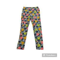 Lularoe Disney Mickey Mouse multi colors & colorful retro domino Girls Leggings