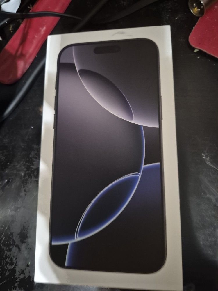 IPHONE 16 PRO MAX - BLACK-256 Gb BRAND NEW