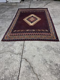 Burgundy Area Rug