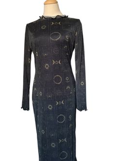 Nasty Gal Celestial Maxi Dress Sz 8