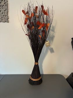 Pier 1 imports freestanding brown ting ting bundle floral accent arrangement