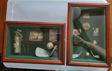 Golf shadow box *if posted its available *
