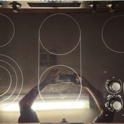 Black Kitchenaid 36-inch Electric Glass Cooktop 