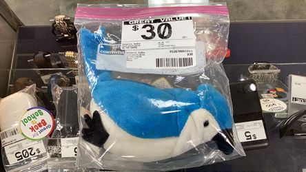 Blue jay beanie baby