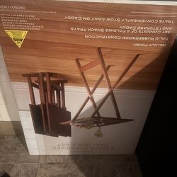 5tray Tables With Caddy