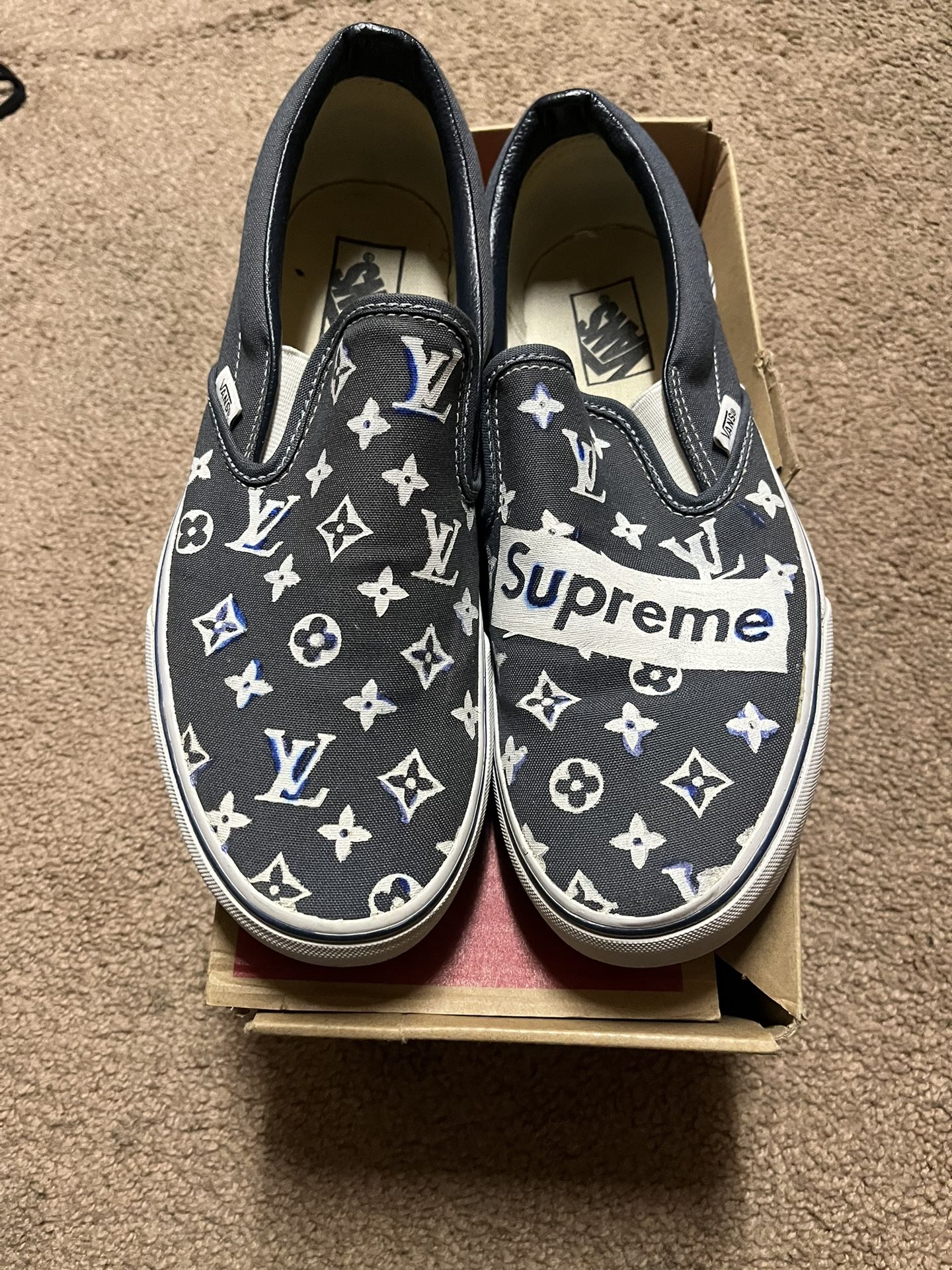CUSTOM LV VANS SIZE 9.5