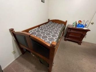 Twin Size Bed With Mattress