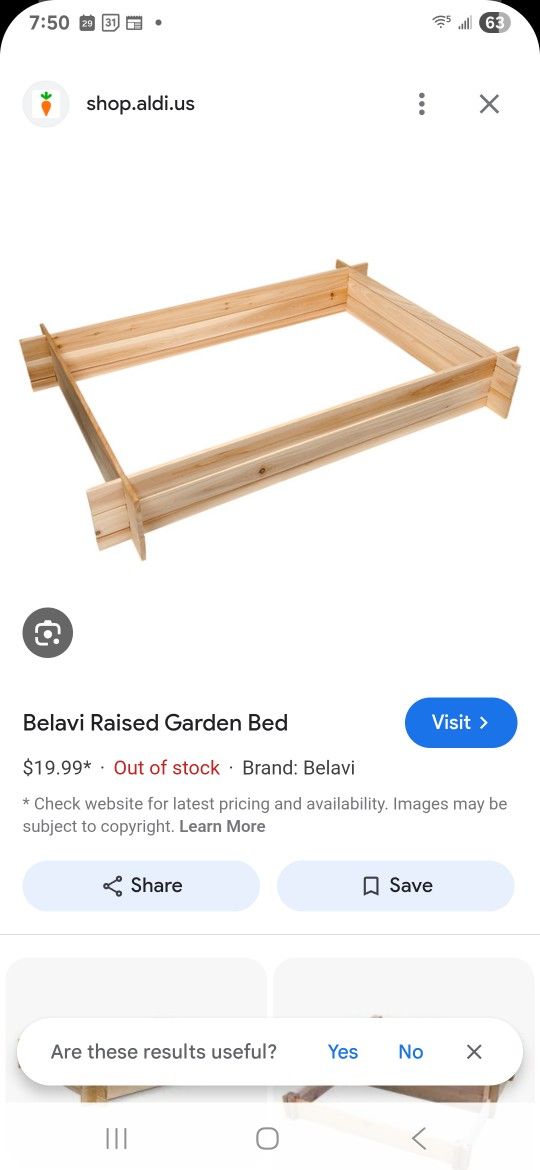 Belavi Raised Garden Bed