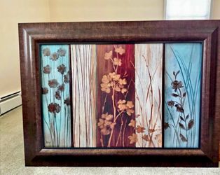 Large wooden Painting 45 x 33 inches