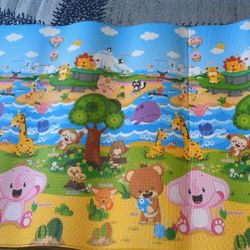 82*52 thick waterproof playmat double sided rollable