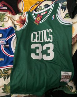 Larry Bird Celtics throwback jersey men's Large