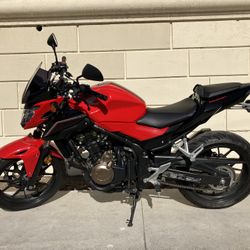 2017 Honda CB500FA (ABS) motorcycle