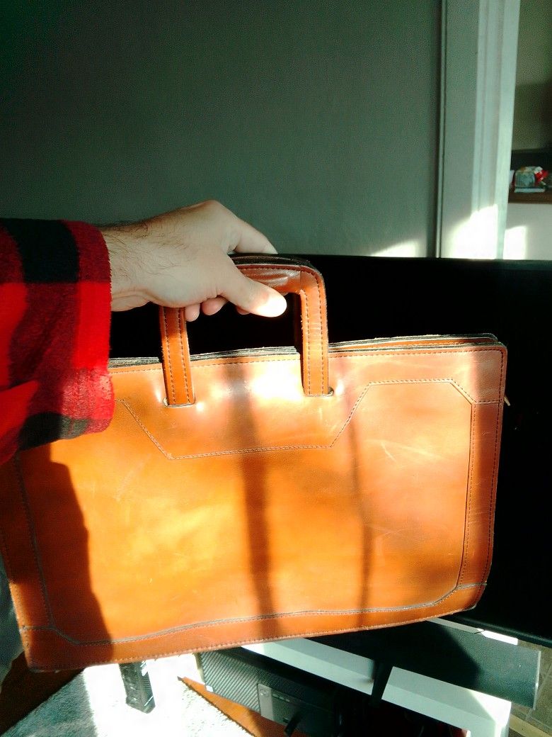 Vintage Leather Laptop Bag