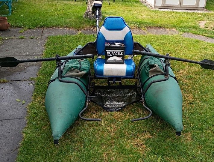 Creek Company Pontoon + Motor & Battery