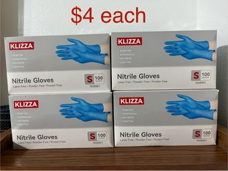 klizza nitrile gloves small size only